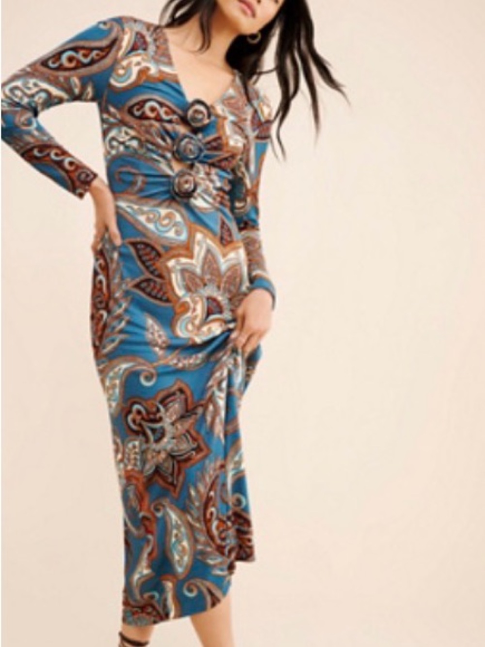 FARM Rio Wonderful Bouquet Midi Dress